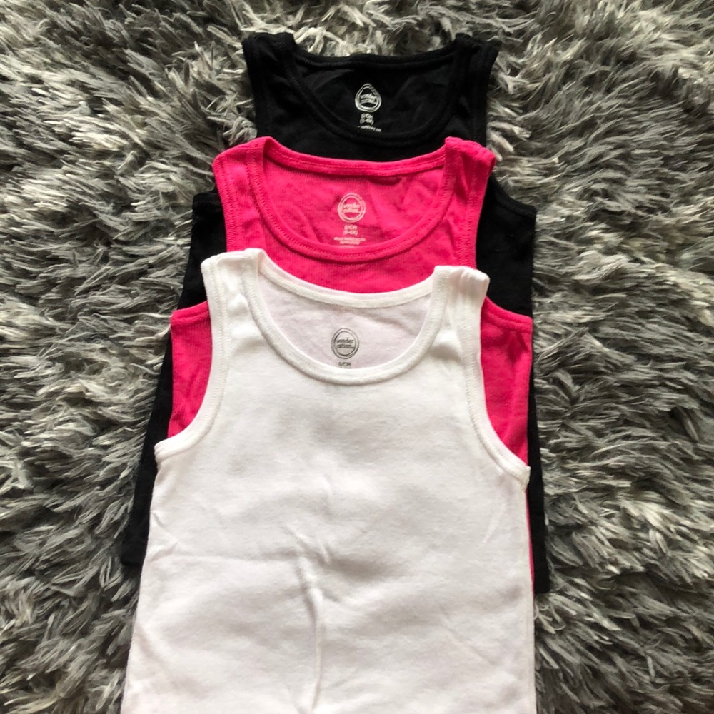 Wonder Nation Ribbed Tank Top 3pack